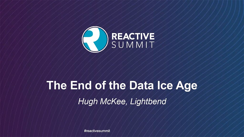 The End of the Data Ice Age